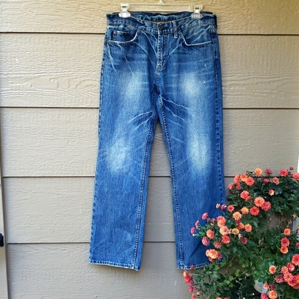 Bullhead Straight Men's Denim Jeans 090233 30X30 distressed